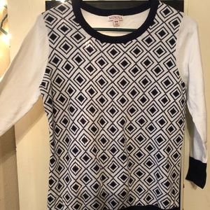 Blue Patterned Sweater